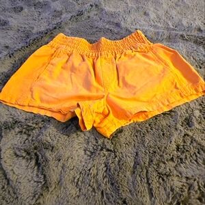 Aerie Vibrant Orange Athletic Shorts